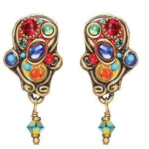 Multicolored Swirl With Dangle